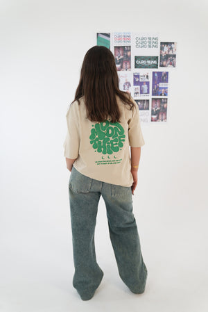 Moon Thief — Oversized Cream Tee