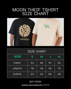 Moon Thief — Oversized Cream Tee
